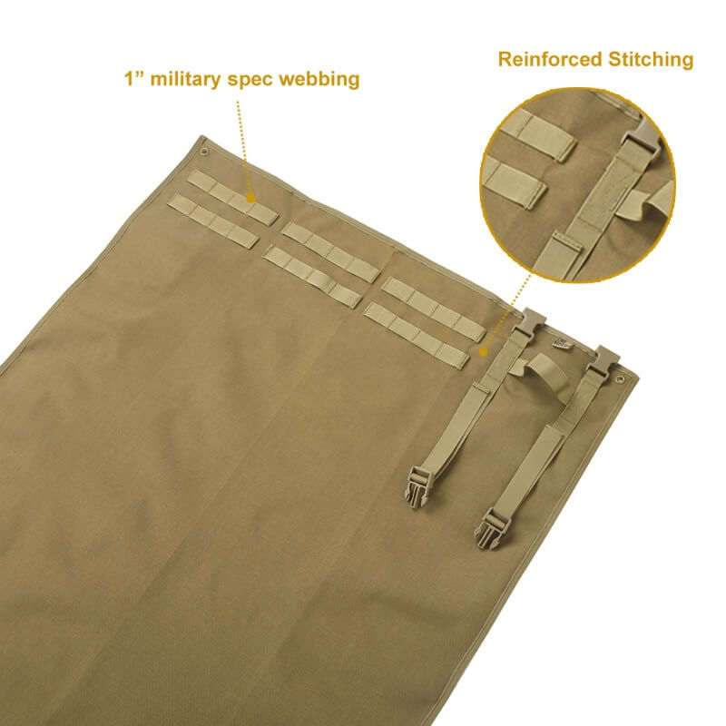 Tactical Lightweight Roll-Up Shooting Mat Non-padded Molle Rifle Cleaning Mat-Tactical Accessories-Kublai-Kublai