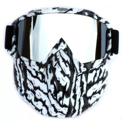 Retro Harley Tactical Face Mask with Detachable Google-玩具/游戏-Biu Blaster-I-Biu Blaster