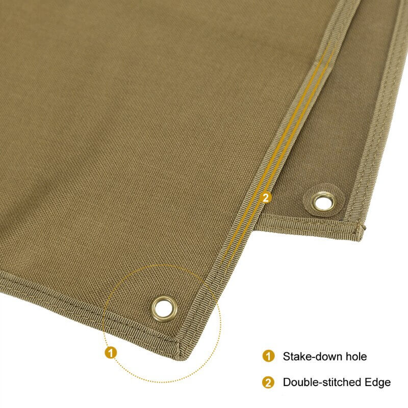 Tactical Lightweight Roll-Up Shooting Mat Non-padded Molle Rifle Cleaning Mat-Tactical Accessories-Kublai-Kublai