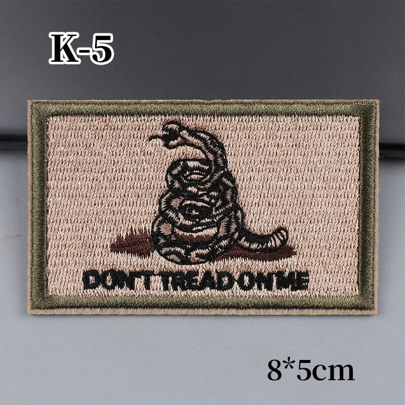 Hot American Flag Patches Badge Stickers For Adults Clothing Iron On Patch Embroidered DIY Appliques Clothes Hats Patchs-Tactical Accessories-Kublai-H-Kublai