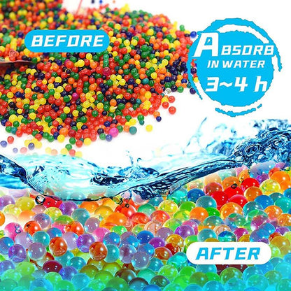 2 Bottles 60000Pcs Colorful Gel Balls 7-8mm (US Stock)-gel balls-Biu Blaster-Biu Blaster