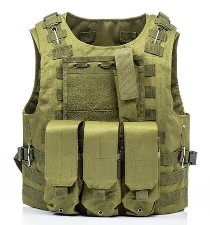 Multifunction Lightweight Molle Amphibious Tactical Vest-玩具/游戏-Biu Blaster-green-Biu Blaster