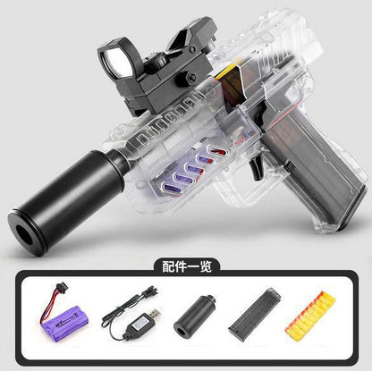 BoHan BH2021 Electric Automatic Dart Blaster-foam blaster-Biu Blaster-transparent-Biu Blaster