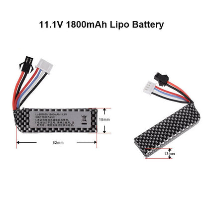 7.4V 1400mAh / 11.1V 1800mAh Lipo Battery-battery-Biu Blaster-11.1v-Biu Blaster