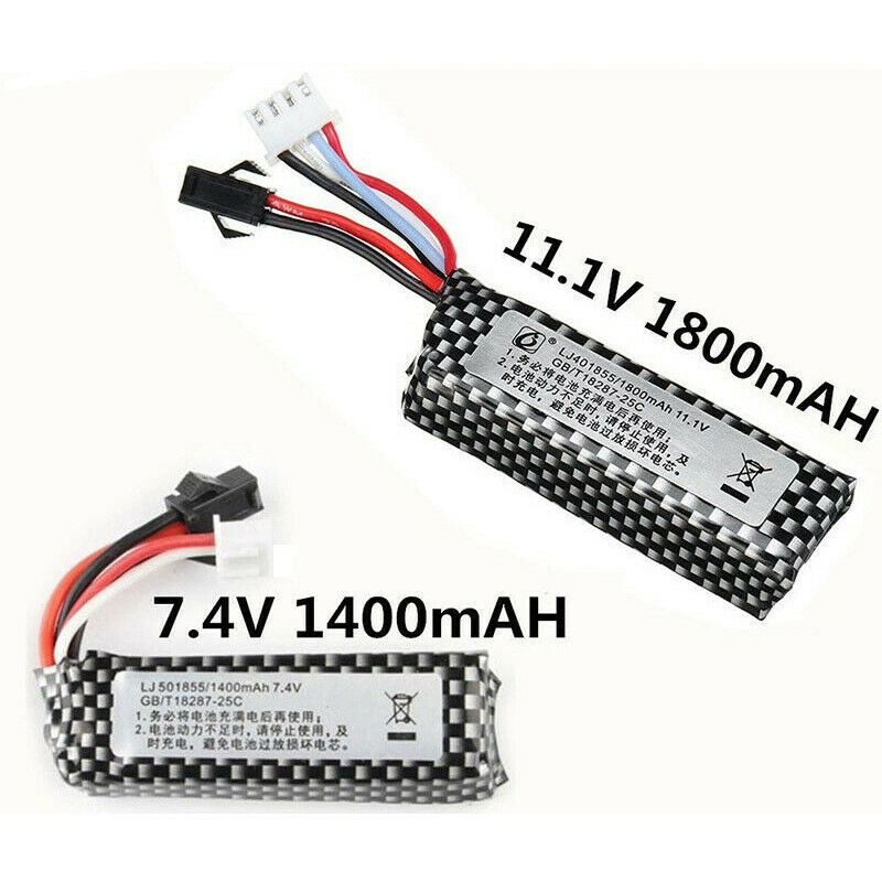 7.4V 1400mAh / 11.1V 1800mAh Lipo Battery-battery-Biu Blaster-Biu Blaster