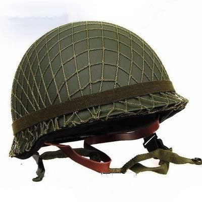 Hunting Helmets GPP Perfect US Army M1 Green Helmet Replica with Net/Canvas Chin Strap DIY-tactical gears-Biu Blaster-Uenel