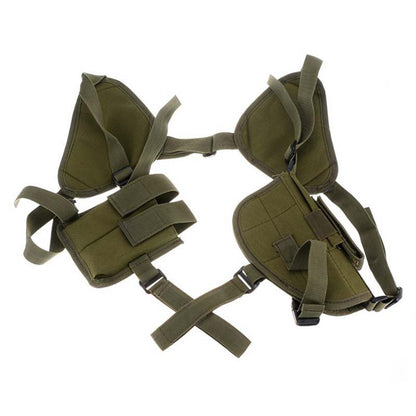 Universal Horizontal Shoulder Armpit Holster Double Mag Pouch-holster-Biu Blaster-green-Biu Blaster