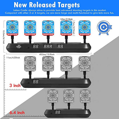 Electronic Scoring Auto Reset Running Shooting 5 Targets-target-Biu Blaster-Uenel