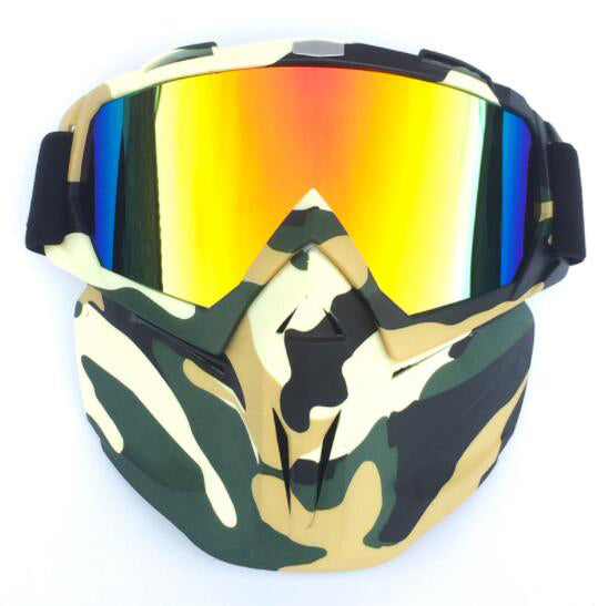 Retro Harley Tactical Face Mask with Detachable Google-玩具/游戏-Biu Blaster-K-Biu Blaster