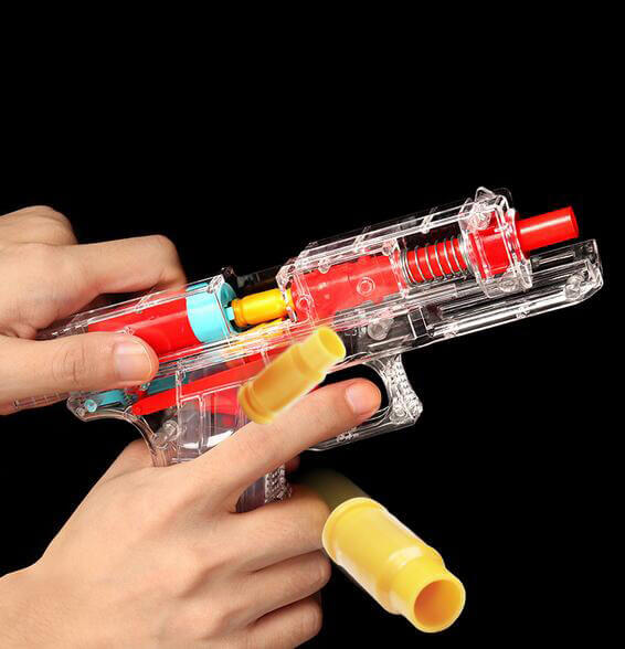 Shell Ejecting Transparent Dart Blaster Toy-foam blaster-Biu Blaster-Biu Blaster