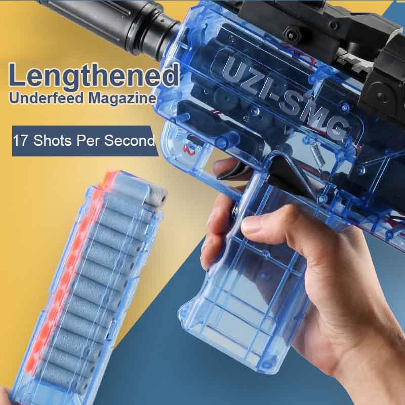 Electric UZI SMG Foam Dart Blaster-foam blaster-Biu Blaster-Biu Blaster