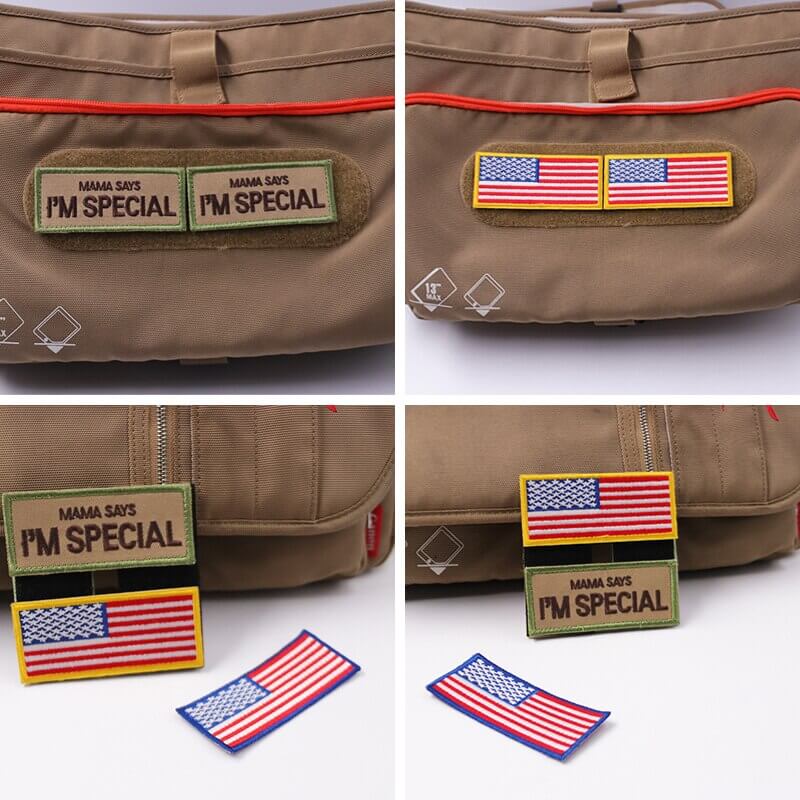 Embroidered Patches For Clothing Embroidery Flag Tactical Military Outdoor Armband Fusible Iron On Parches De Sew Badges Mochila-Tactical Accessories-Kublai-Kublai