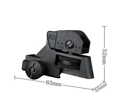 M4 CQB Adjustable Nylon Rear Sight-Scopes & Sights-Kublai-Kublai