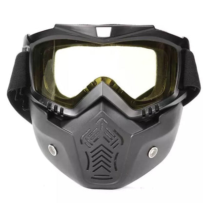 Anti-Fog Harley Motocross Goggle Tactical Mask-玩具/游戏-Biu Blaster-yellow-Biu Blaster