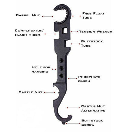 AR15/M4 Wrench Y36-A Field Multi-function Tool-Tactical Accessories-Kublai-Kublai