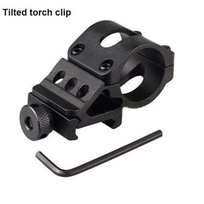 Tilted Straight Torch Flashlight Clip