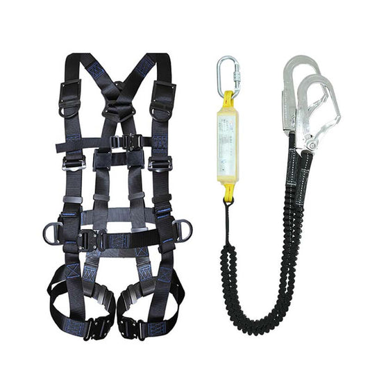 Aerial Work Safety Belt Construction Protection High-altitude Rock Climbing Outdoor Expand Training Full Body Harness Safe Rope