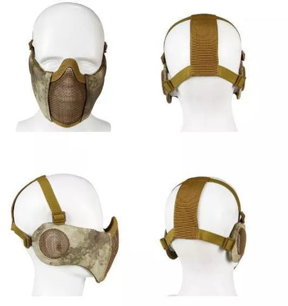 V1 Steel Mesh Tactical Protective Mask with Ears Protection-玩具/游戏-Biu Blaster-Biu Blaster