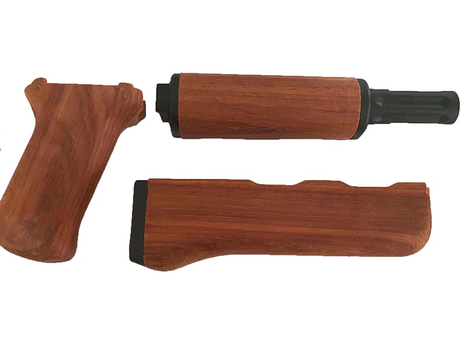 RX AK Wooden Handguard Grip Butt Stock-Handguards-Kublai-3pcs-Kublai