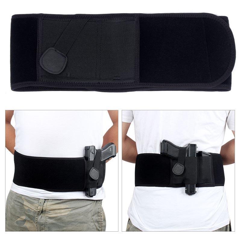 Pistol Left and Right Hidden Belly Band Holster-Tactical Accessories-Kublai-Kublai