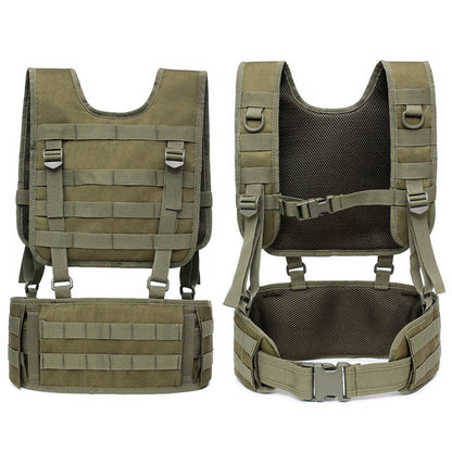 Multi-fonctional Outdoor Tactical Belt Vest Set Hunting Apparel-tactical gears-Biu Blaster-Uenel