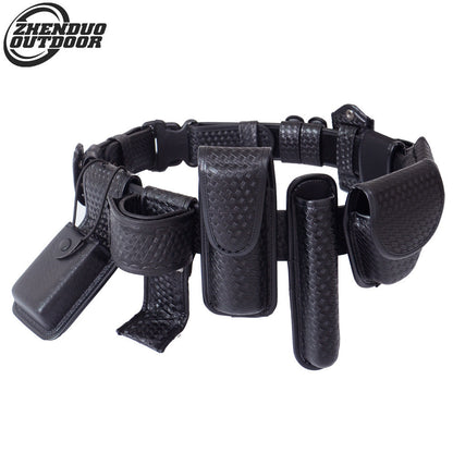 Outdoor Waist Belt with 10pcs Hang Bag Training Military Fans Tactical Belt Pouch-Biu Blaster- Biu Blaster