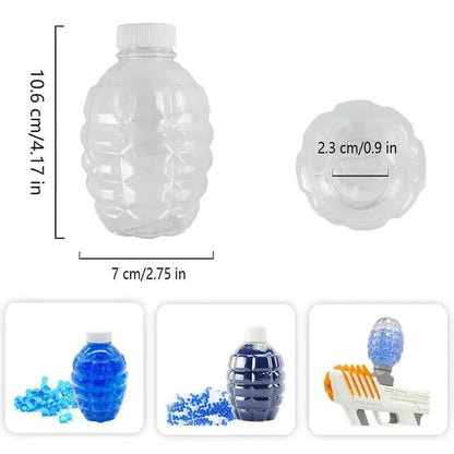 20000pcs Blue 7mm Gel Balls with Hopper Bottle (US Stock)-water beads-Kublai-Kublai